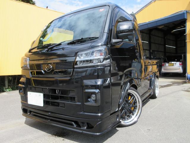 ハイゼットトラック ジャンボカスタム　翔プロデュースフルエアロ　ワークスフェンンダー　ＬＥＤテール　社外キャリパー　ローター　ＷＯＲＫ１７インチアルミ　パナソニック１０インチナビＴＶ　バックカメラ　ドライブレコーダー　ＥＴＣ　スマートキー（50枚目）