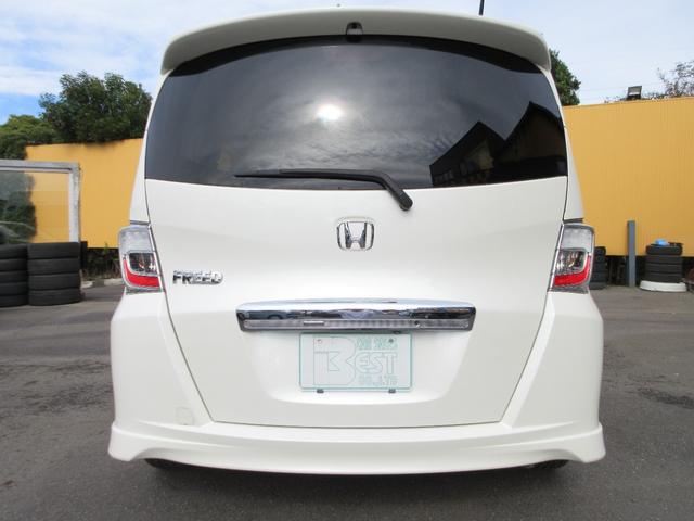 フリード Gi エアロ ジャストセレクション コンフォートパッケージ 純正HDDナビ バックカメラ 地デジTV ETC 両側パワースライドドア スマートキー HIDヘッドライト フォグランプ 純正エアロ ダウンサス 社外AW(3枚目)