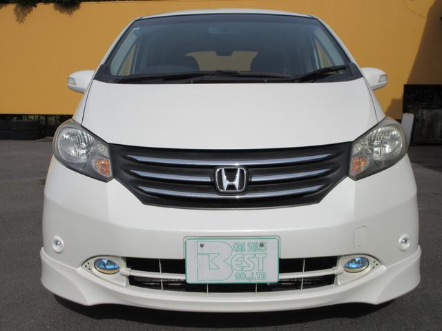 フリード Gi エアロ ジャストセレクション コンフォートパッケージ 純正HDDナビ バックカメラ 地デジTV ETC 両側パワースライドドア スマートキー HIDヘッドライト フォグランプ 純正エアロ ダウンサス 社外AW(46枚目)