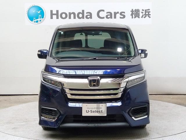 ステップワゴンスパーダ スパーダハイブリッドＧホンダセンシング　７人　後席モニター　メモリーナビ　ＥＴＣ　純正アルミ　ドアバイザー　ホンダセンシング　フルセグ　オートライト　Ｂｌｕｅｔｏｏｔｈオーディオ　サウンドコンテナ　ＣＭＢＳ　ＬＫＡＳ　リヤカメラ　スマキー（5枚目）