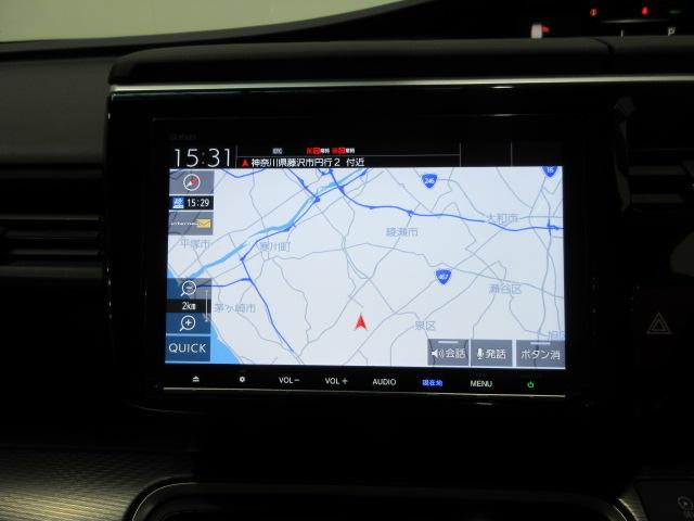 ステップワゴンスパーダ スパーダハイブリッドＧホンダセンシング　７人　前後ドラレコ　メモリーナビ　全周囲カメラ　両側電動スライドドア　ＥＴＣ　純正アルミ　Ｂｌｕｅｔｏｏｔｈ　ＵＳＢ　ドアバイザー　ワンオーナー（3枚目）