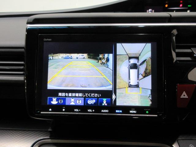 ステップワゴンスパーダ スパーダハイブリッドＧホンダセンシング　７人　前後ドラレコ　メモリーナビ　全周囲カメラ　両側電動スライドドア　ＥＴＣ　純正アルミ　Ｂｌｕｅｔｏｏｔｈ　ＵＳＢ　ドアバイザー　ワンオーナー（4枚目）