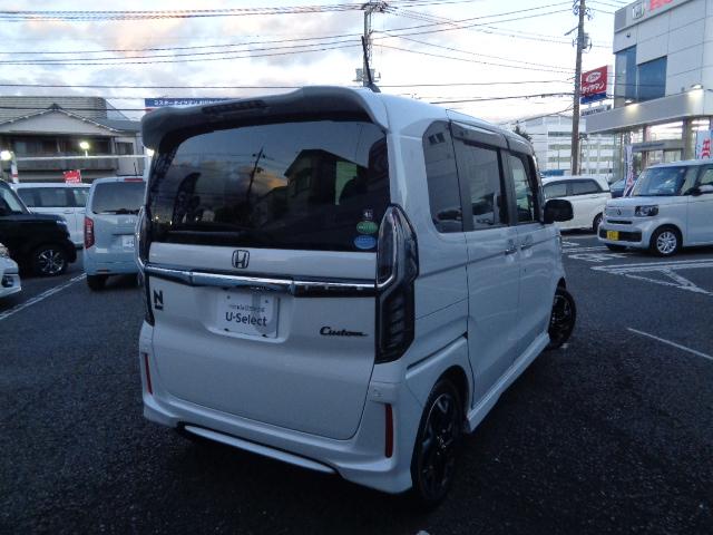 N-BOXカスタム G・Lターボホンダセンシング 両側PWスライドドア Bモニタ Iストップ セキュリティー 点検記録簿 USB接続 クルーズコントロール キーレスエントリー ヒーター VSA ベンチS LEDランプ(16枚目)