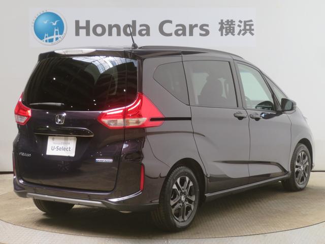 ハイブリッド・クロスターブラックスタイル　当社デモカー　６人　ＨｏｎｄａＳＥＮＳＩＮＧ　純正ドラレコ　Ｍナビ　Ｒカメラ　ＬＥＤヘッドライト　フォグＬＥＤ　シートヒーターＤＴＶ　ＵＳＢ　ＢＴオーディオ　両自動ドア　ＥＴＣ　禁煙車１５インチアルミ(5枚目)