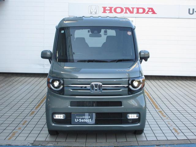 Ｎ－ＶＡＮ＋スタイル ファン　当社デモカー　ＨｏｎｄａＳＥＮＳＩＮＧ　ドラレコ　メモリーナビ　リアカメラ　ＥＴＣ　Ｂｌｕｅｔｏｏｔｈ　パーキングセンサー　フロアマット　ＬＥＤヘッドライト　フォグライト　オートエアコン　車線逸脱警告（4枚目）