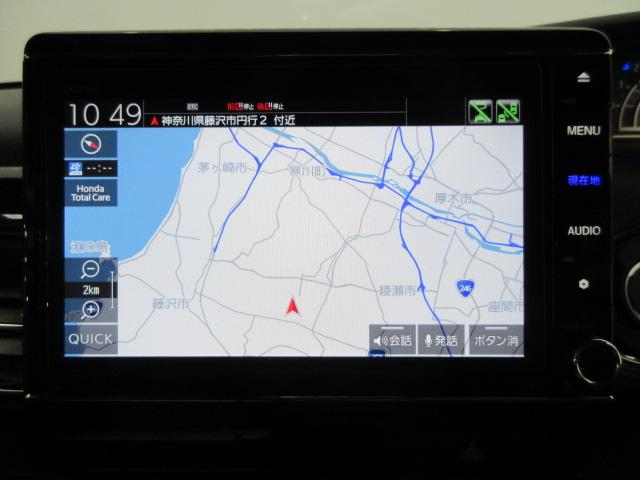 N-BOXカスタム Lターボ HondaSENSING 前後ドラレコ メモリーナビ リアカメラ 両側電動スライドドア ETC シートヒーター ETC 純正アルミ Bluetooth ワンオーナー アダクティブクルーズC 1オーナー(3枚目)