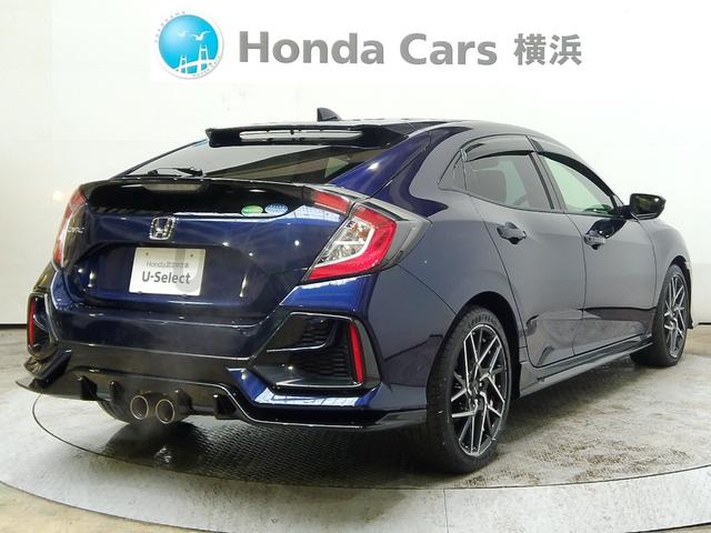 シビック ハッチバック HondaSENSING ギャザズ純正メモリーナビ リアカメラ USB入力端子 LEDヘッドライト 純正アルミ 運転席助手席電動シート パドルシフト ハーフレザーシート ワンオーナー 追突軽減ブレーキ(21枚目)