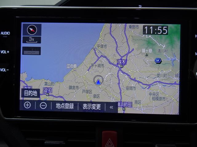 ノア SiダブルバイビーII ワンオーナー 純正SDナビゲーション フルセグ リアカメラ DVD CD BTオーディオ 両側電動スライドドア ドアバイザー ETC 純正16インチアルミホイール 横滑防止装置 PCS スマートキ-(3枚目)