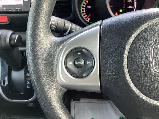 N-BOX G・Lパッケージ 両PSD メンテナンスノート 禁煙 カラーバックモニター 全席PW イモビライザー ナビテレビ 1セグ AAC 横滑り防止 スマートキー DVD再生 メモリーナビ ABS キーレスE 運転席エアバッグ(12枚目)