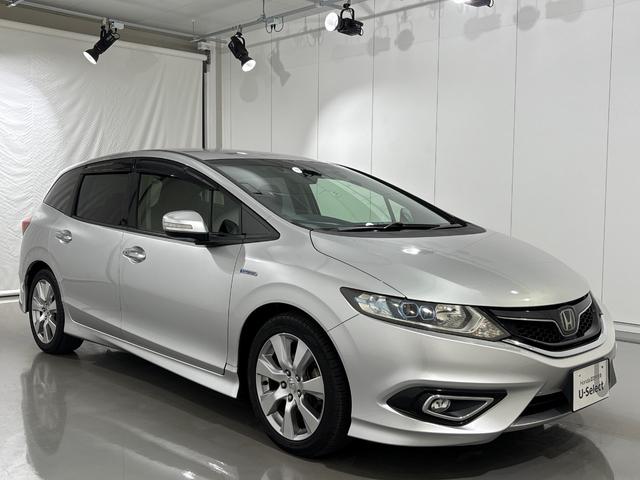 ジェイド ハイブリッドX 純正メモリーナビ フルセグTV バックカメラ ホンダセンシング サイドカーテンエアバック ETC ドラレコ アルミホイール スマートキー ドライブレコーダ スマキー 地デジフルセグ 踏み間違い防止装置(4枚目)