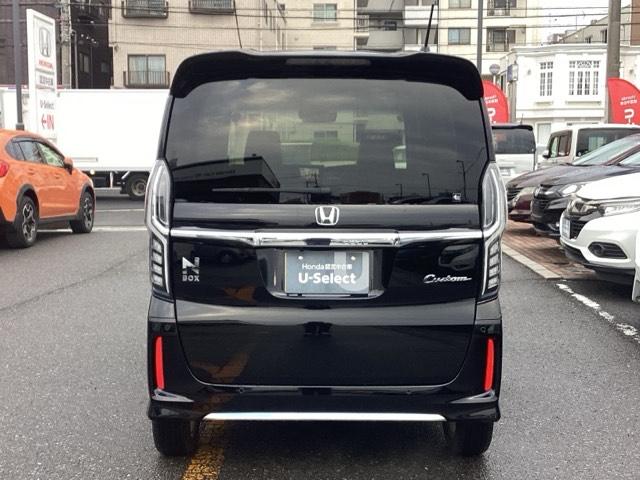 N-BOXカスタム Lターボ ホンダセンシング ギャザズメモリーナビ&Rカメラ ドラレコ 電動スライドドア サイドエアバック ETC フルオートエアコン 2年保証 地デジチューナー 衝突軽減ブレーキサポート LEDヘッドライ 禁煙(5枚目)