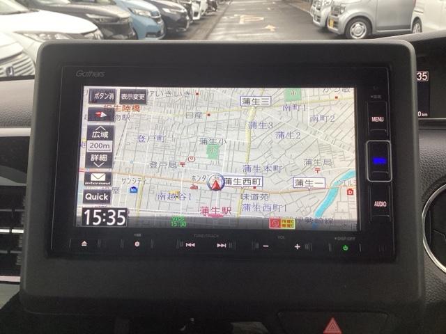 N-BOXカスタム Lターボ ホンダセンシング ギャザズメモリーナビ&Rカメラ ドラレコ 電動スライドドア サイドエアバック ETC フルオートエアコン 2年保証 地デジチューナー 衝突軽減ブレーキサポート LEDヘッドライ 禁煙(7枚目)
