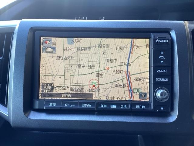 ステップワゴンスパーダ Z 横滑防止 イモビ スマキー 地デジTV バックモニタ- 3列シ-ト キーフリー パワーウィンド HDDナビ 禁煙車両 ETC付 AW ナビ・TV エアコン DVD再生 エアバック ABS PS(7枚目)