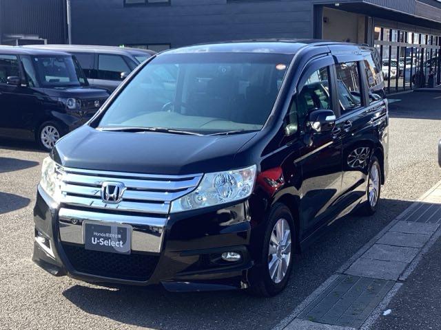 ステップワゴンスパーダ Z 横滑防止 イモビ スマキー 地デジTV バックモニタ- 3列シ-ト キーフリー パワーウィンド HDDナビ 禁煙車両 ETC付 AW ナビ・TV エアコン DVD再生 エアバック ABS PS(38枚目)