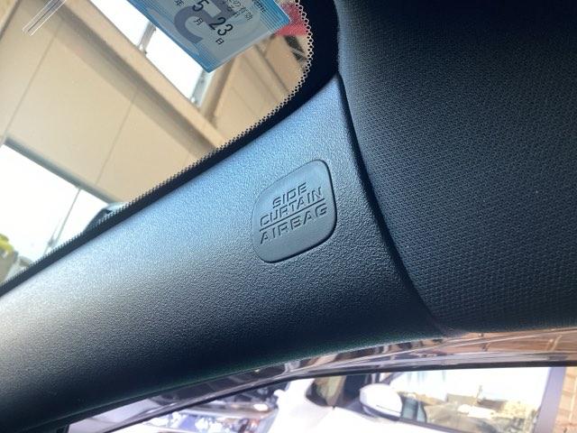 サイドカーテンエアバックシステムは、側面衝突時に大人から子供までさまざまな体格の乗員の頭部や頚部を広範囲で保護。特にセンターピラーへの頭部衝突を防ぐ展開性能を実現しています。