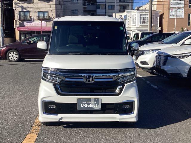 N-BOXカスタム L ホンダセンシング、ギャザスメモリーナビ&Rカメラ、ドラレコ、左側電動スライドドア、サイドエアバック、フルオートエアコン Pソナー 禁煙 1オーナー サイドエアバッグ ナビTV Aストップ シートヒータ(12枚目)