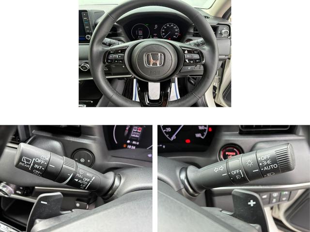 ヴェゼル ｅ：ＨＥＶＺ　ワンオーナー・ドラレコ・障害物センサー・９インチ純ナビＴＶ・ホンダコネクト・Ｂｌｕｅｔｏｏｔｈ・Ｒカメラ・ＥＴＣ・ＬＥＤ・オートハイビーム・シートヒーター・純ＡＷ　衝突回避支援ブレーキ機能　１オナ（8枚目）
