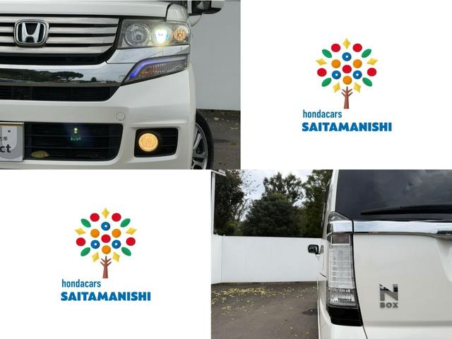 N-BOXカスタム G・Lパッケージ ワンオーナー・7インチ純ナビTV・Rカメラ・左パワスラ・HID・オートライト アイドリングストップ車 1オーナー ナビ・TV スマキ- フロントベンチシート 両側スライドドア パワーウィンドウ ABS(10枚目)