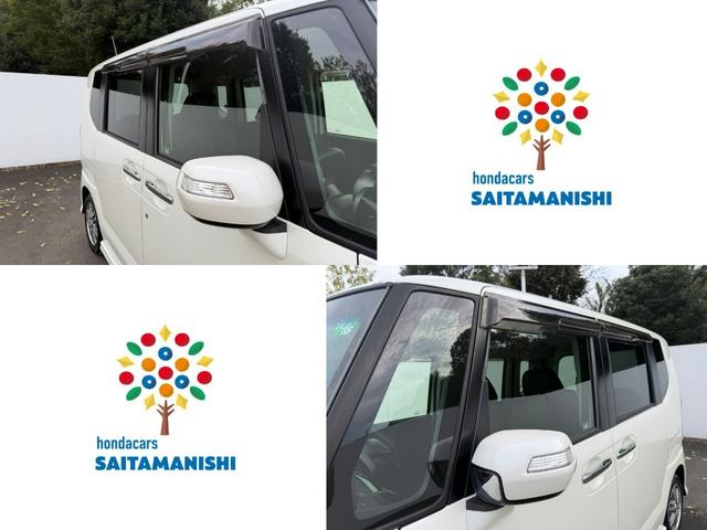 N-BOXカスタム G・Lパッケージ ワンオーナー・7インチ純ナビTV・Rカメラ・左パワスラ・HID・オートライト アイドリングストップ車 1オーナー ナビ・TV スマキ- フロントベンチシート 両側スライドドア パワーウィンドウ ABS(11枚目)