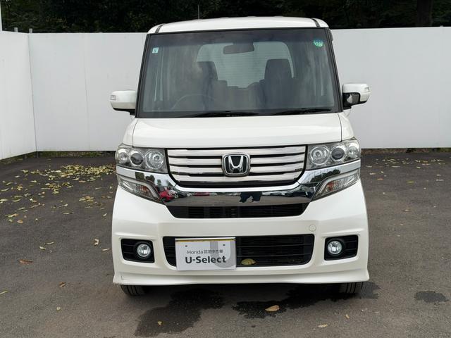 N-BOXカスタム G・Lパッケージ ワンオーナー・7インチ純ナビTV・Rカメラ・左パワスラ・HID・オートライト アイドリングストップ車 1オーナー ナビ・TV スマキ- フロントベンチシート 両側スライドドア パワーウィンドウ ABS(23枚目)