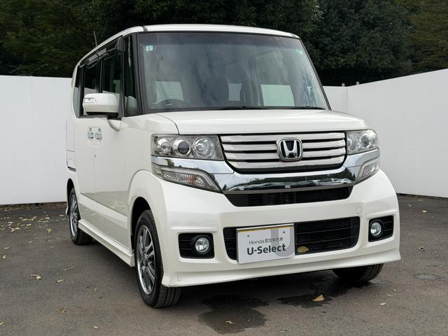 N-BOXカスタム G・Lパッケージ ワンオーナー・7インチ純ナビTV・Rカメラ・左パワスラ・HID・オートライト アイドリングストップ車 1オーナー ナビ・TV スマキ- フロントベンチシート 両側スライドドア パワーウィンドウ ABS(24枚目)