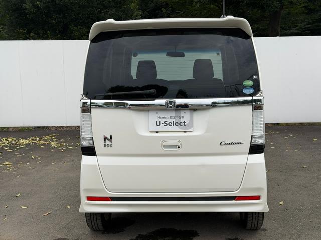 N-BOXカスタム G・Lパッケージ ワンオーナー・7インチ純ナビTV・Rカメラ・左パワスラ・HID・オートライト アイドリングストップ車 1オーナー ナビ・TV スマキ- フロントベンチシート 両側スライドドア パワーウィンドウ ABS(27枚目)