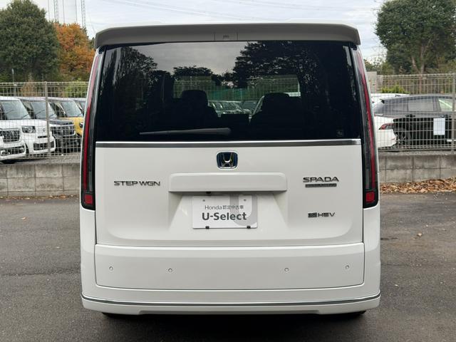 ステップワゴン ｅ：ＨＥＶスパーダプレミアムライン　禁煙・ワンオーナー・ドラレコ・障害物センサー・１１．４インチ純ナビＴＶ・Ｂｌｕｅｔｏｏｔｈ・ホンダコネクト・マルチビューカメラ・ＥＴＣ・シートヒーター・オットマン・パドルシフト・ＡＷ　マルチカメラ（28枚目）