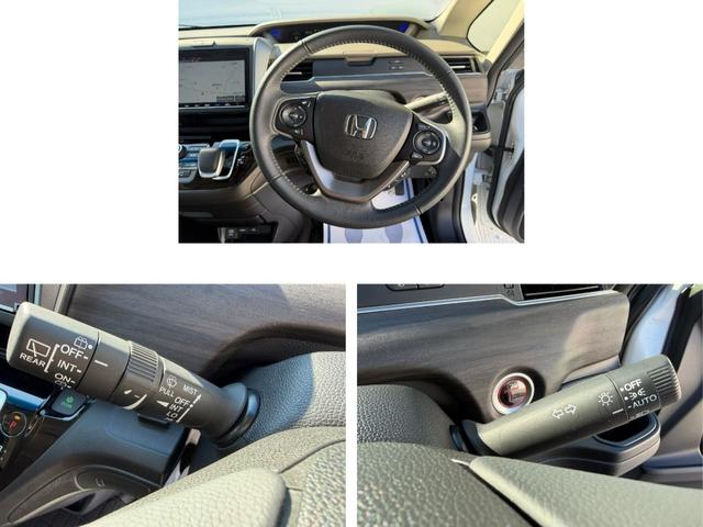 フリードハイブリッド ハイブリッド・Ｇ　禁煙・ワンオーナー・ＨｏｎｄａＳＥＮＳＩＮＧ・ドラレコ・９インチ純ナビＴＶ・ルーフモニター・Ｂｌｕｅｔｏｏｔｈ・Ｒカメラ・ＥＴＣ・両パワスラ・スマートキー・ＬＥＤ・ＡＷ　両電動ドア　クルコン　スマキー（7枚目）