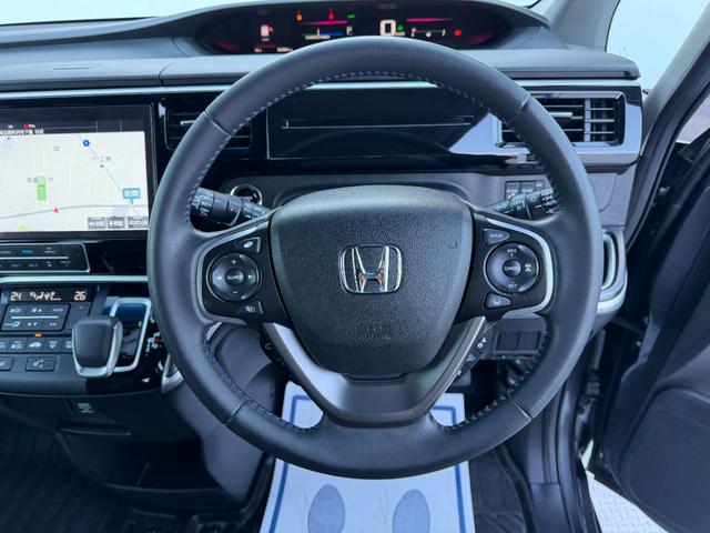 ステップワゴンスパーダ e:HEVスパーダG・EXホンダセンシング ワンオーナー・ドラレコ・10インチ純ナビTV・インターナビ・マルチビューカメラ・ETC・LED・AW エアバック 地デジ クルコン サイドエアバッグ シ-トヒ-タ- 衝突軽減システム 1オーナー(39枚目)