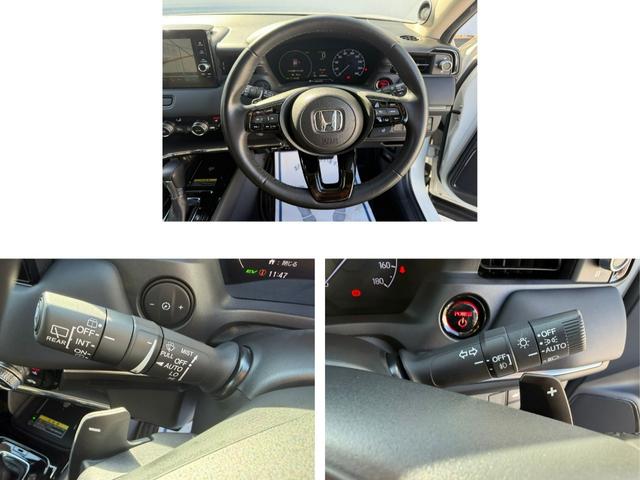 ヴェゼル ｅ：ＨＥＶＺ　無限スタイリングセット・外マフラー・ワンオーナー・ドラレコ・障害物センサー・純ナビＴＶ・Ｂｌｕｅｔｏｏｔｈ・ホンダコネクト・マルチビューカメラ・ＥＴＣ・デュアルＡＡＣ・ＡＷ　衝突回避支援ブレーキ機能（5枚目）