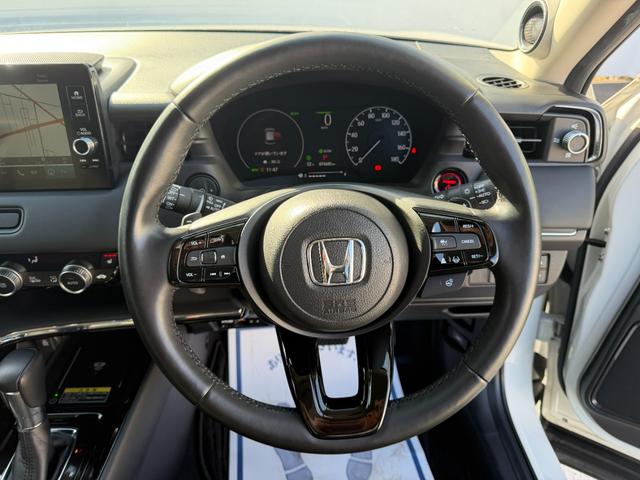 ヴェゼル ｅ：ＨＥＶＺ　無限スタイリングセット・外マフラー・ワンオーナー・ドラレコ・障害物センサー・純ナビＴＶ・Ｂｌｕｅｔｏｏｔｈ・ホンダコネクト・マルチビューカメラ・ＥＴＣ・デュアルＡＡＣ・ＡＷ　衝突回避支援ブレーキ機能（40枚目）