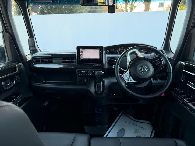 N-BOXカスタム G・Lターボホンダセンシング 7インチ純ナビ・Bluetooth・ドラレコ・LED・オートハイビーム・パドルシフト・AW 両側PWスライドドア Bモニタ Iストップ セキュリティー 点検記録簿 USB接続 クルーズコントロール(30枚目)