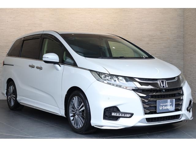 オデッセイ アブソルート・ＥＸホンダセンシング　純ナビ　全周囲カメラ　両パワスラ　純アルミ　Ｒエアコン　ブラインドスポットモニター　フルセグテレビ　３６０°カメラ　横滑り防止装置　コーナーセンサー　シ－トヒ－タ－　Ｐシート　軽減ブレーキ　ナビ＆ＴＶ（29枚目）