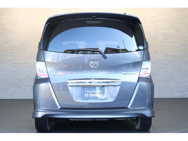 フリードスパイクハイブリッド ジャストセレクション 純正ナビ 左側パワスラ Bカメ Sキー キーフリー セキュリティーアラーム 横滑り防止機能 DVD視聴 後カメラ ワンセグTV ナビTV エアコン 記録簿 フルフラットシート 両側スライド片側電動(26枚目)