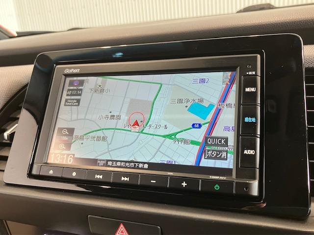 フィット ネス 4WD メモリーナビ アクセントツートンカラー クルコン リアカメラ LEDヘッドライト(2枚目)