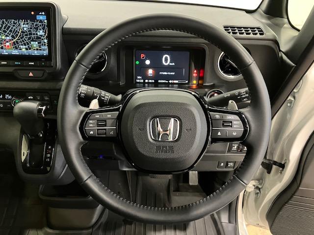 N-BOXカスタム ターボ 4WDオールシーズンマット ホンダセンシング 8インチホンダコネクトナビ 前後ドラレコ パドルシフト フルセグTV Bluetooth対応 サイドエアバック Dレコ LEDランプ ETC車載器 タ-ボ(9枚目)