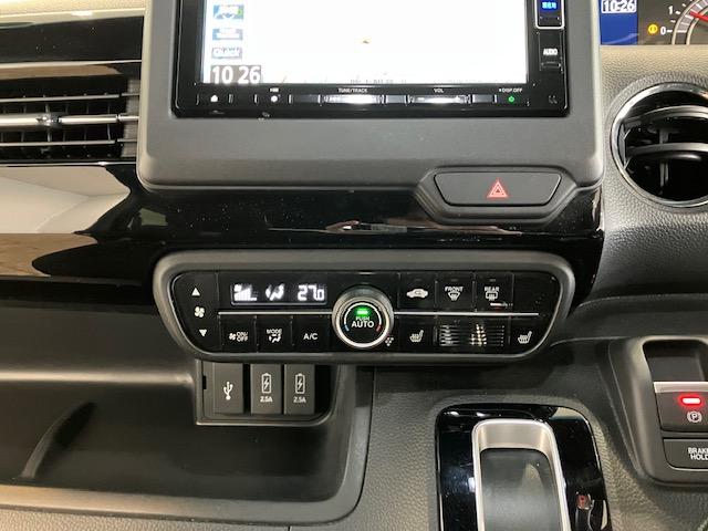 N-BOXカスタム L ホンダセンシング メモリーナビ 前後ドラレコ いまコレ+ 新品フロアマット アルミホイール Bluetooth対応 フルセグTV サイドエアバッグ ナビTV Aストップ シートヒータ LEDライト(19枚目)
