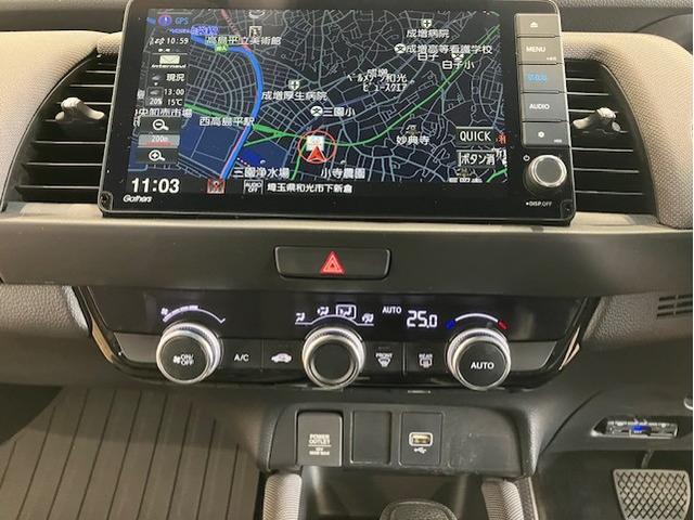 フィット e:HEVクロスター 4WDホンダセンシング 9インチプレミアムインターナビ オールシーズンマット 前後ドラレコ アルミホイール フルセグTV Bluetooth対応 衝突回避システム フルオートエアコン LEDランプ(20枚目)