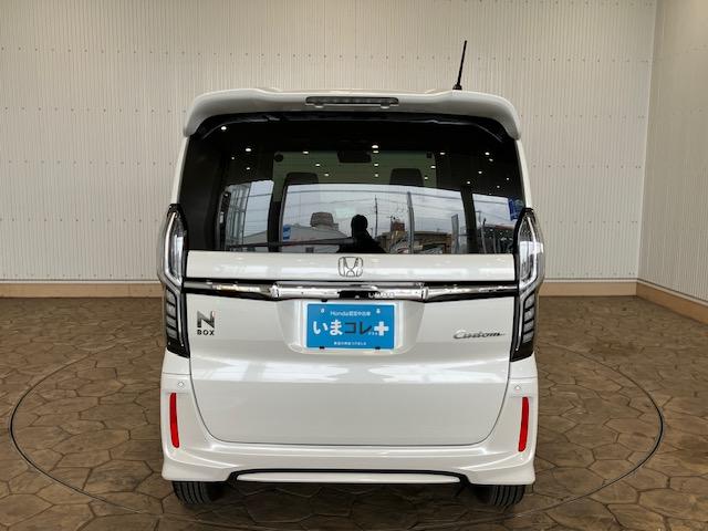 N-BOXカスタム G・EXターボホンダセンシング 8インチプレミアムインターナビ 前後ドラレコ いまコレ+ 新品フロアマット 無限フロントグリル 無限フロントスポイラー Rカメ 前席シートヒーター クルコン ナビTV サイドエアバッグ タ-ボ ETC(14枚目)