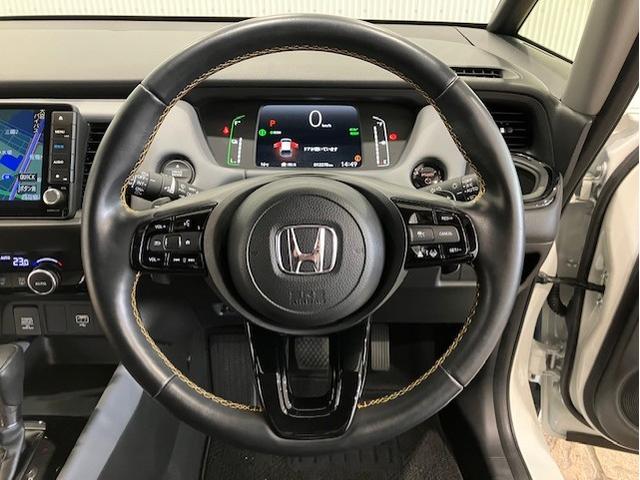 フィット e:HEVRS ホンダセンシング 9インチプレミアムインターナビ 前後ドラレコ パドルシフト アルミホイール エアバッグ ナビ&TV パワーウィンドウ 助手席エアバッグ Dレコ フルセグテレビ LEDヘッドランプ(10枚目)
