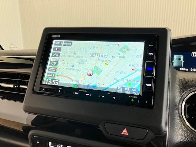 N-BOXカスタム Lターボ ホンダセンシング メモリーナビ 前後ドラレコ いまコレ+ 新品フロアマット パドルシフト アルミホイール 地デジチューナー 衝突軽減ブレーキサポート LEDヘッドライ アイドリングS ターボエンジン(2枚目)