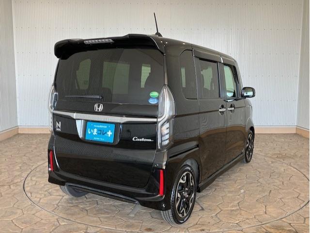 Ｎ－ＢＯＸカスタム Ｇ・Ｌターボホンダセンシング　８インチプレミアムインターナビ　前後ドラレコ　いまコレ＋　新品フロアマット　パドルシフト　アルミホイール　フルセ　Ｂモニタ　Ｉストップ　セキュリティー　クルーズコントロール　ナビＴＶ　ＶＳＡ　ＰＷ（4枚目）