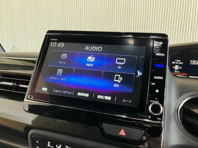 Ｎ－ＢＯＸカスタム Ｇ・Ｌターボホンダセンシング　８インチプレミアムインターナビ　前後ドラレコ　いまコレ＋　新品フロアマット　パドルシフト　アルミホイール　フルセ　Ｂモニタ　Ｉストップ　セキュリティー　クルーズコントロール　ナビＴＶ　ＶＳＡ　ＰＷ（5枚目）
