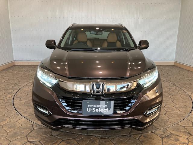 ヴェゼル ハイブリッドＺ・ホンダセンシング　８インチプレミアムインターナビ　前後ドラレコ　パドルシフト　ＥＴＣ　アルミホイール　レーダーサポート　Ｗエアコン　ＤＶＤ再生機能　横滑り防止システム　バックアイカメラ　盗難防止装置　フルセ　ナビ＆ＴＶ（17枚目）