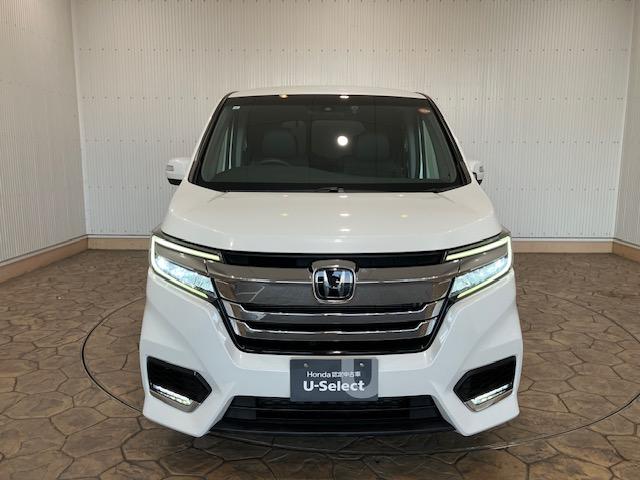 ステップワゴンスパーダ ｅ：ＨＥＶスパーダＧ・ＥＸホンダセンシング　１０インチプレミアムインターナビ　前後ドラレコ　ＥＴＣ　アルミホイール　Ｗエアコン　Ｂｌｕｅｔｏｏｔｈ対応　エアバック　地デジ　クルコン　サイドエアバッグ　シ－トヒ－タ－　衝突軽減システム　スマキー（18枚目）