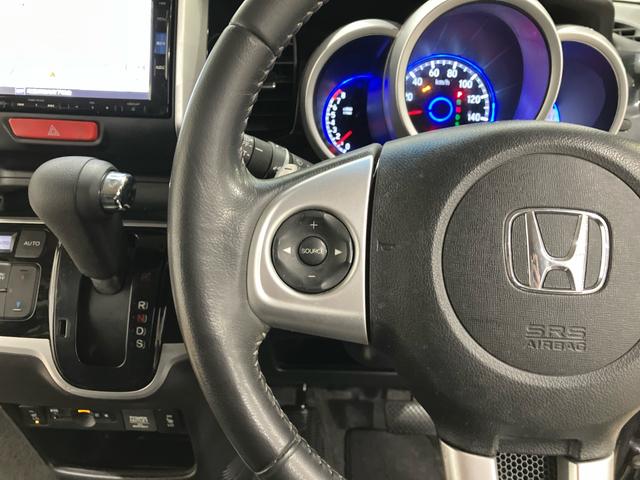 Ｎ－ＢＯＸカスタム ＧターボＳＳパッケージ　メモリーナビ　いまコレ＋　新品フロアマット　パドルシフト　社外アルミホイール　フルセグＴＶ　Ｂｌｕｅｔｏｏｔｈ対応　Ｂモニター　スマートエントリー　ＶＳＡ　盗難防止システム　ＡＡＣ　ナビＴＶ　パワステ（9枚目）