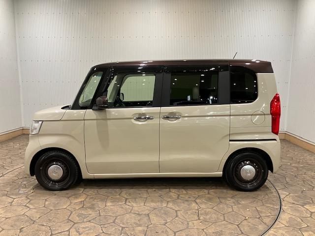 N-BOX L・ターボコーディネートスタイル 前後ドラレコ 8インチメモリーナビ いまコレ+ 新品フロアマット 両側PSドア 衝突軽減ブレーキ アイドリングストップ ヘッドライトLED DVD再生 ナビTV ETC シートヒーター 両側電動ドア(9枚目)