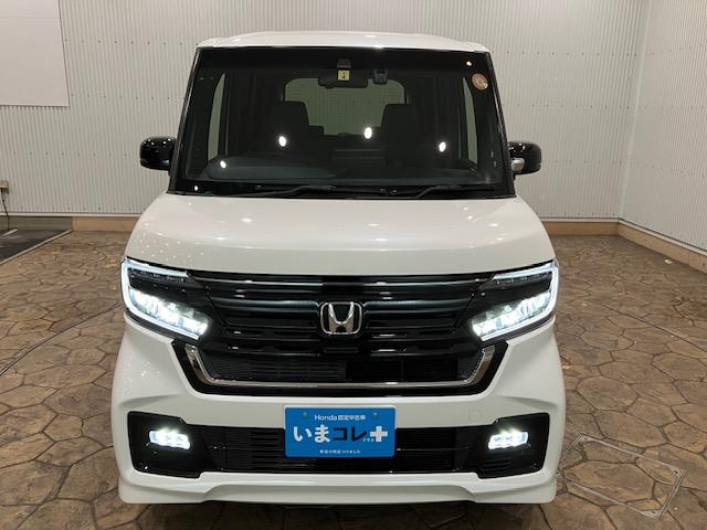 N-BOXカスタム Lスタイル+ブラック 9インチナビ 前後ドラレコ ETC 衝突軽減ブレ-キ DVD再生 横滑り防止 シ-トヒ-タ- クルーズコントロール LEDライト ナビTV 地デジ イモビライザー スマキー フルオートエアコン ABS(9枚目)