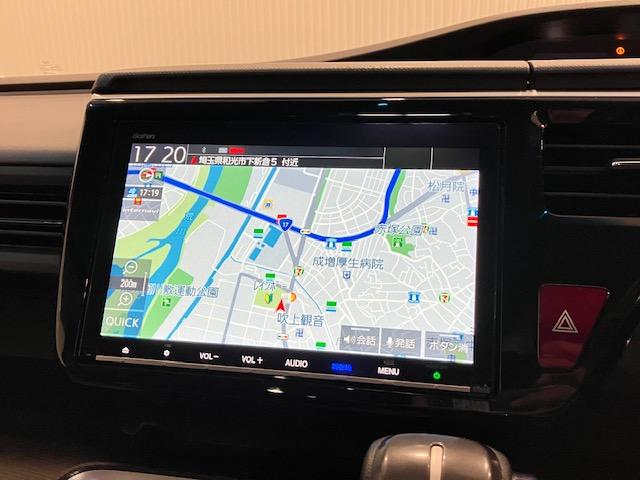 ステップワゴンスパーダ スパーダ・クールスピリットホンダセンシングブラスタ　サイドエアバック　スマートキ　左右電動スライドドア　バックモニタ　Ｗエアコン　地ＴＶ　ナビ＆ＴＶ　ＵＳＢ　助手席エアバッグ　ドライブレコーダ　ＡＡＣ　リアカメラ　衝突軽減　サイドカーテンエアバック（2枚目）