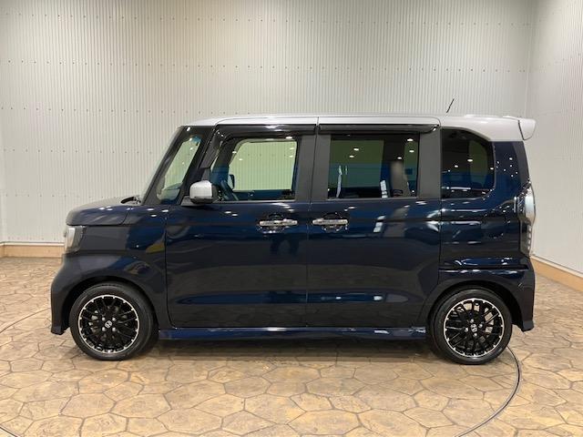 N-BOXカスタム Lターボ 8インチプレミアムインターナビ ETC いまこれ+ 新品フロアマット コーディネートスタイル 地デジチューナー 衝突軽減ブレーキサポート LEDヘッドライ アイドリングS ターボエンジン PS AAC(15枚目)